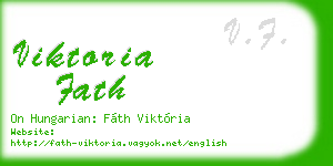 viktoria fath business card