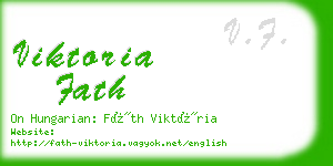 viktoria fath business card